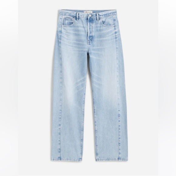 Madewell Pieced Barrel-Leg Jeans - Picture 5 of 7